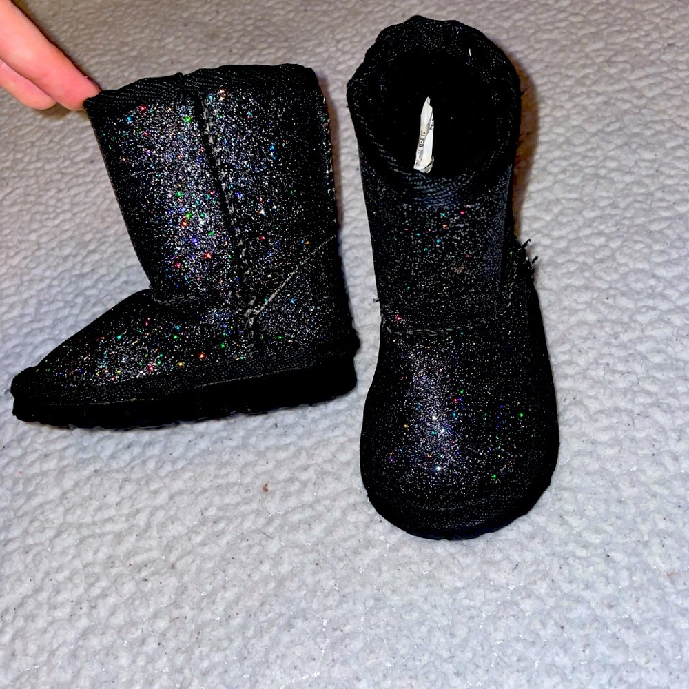 Baby size 3 sparkly boots